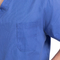 O hospital do poliéster esfrega o doutor curto dos cuidados do algodão da luva dos uniformes do terno