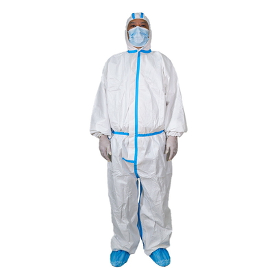 Combinações protetoras médicas descartáveis do PPE de M-4XL 55-70gsm